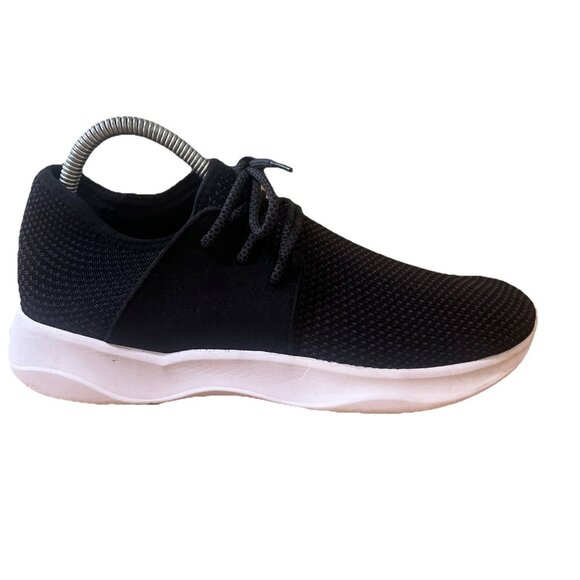 Vessi Everyday Casual Sneakers Black Mesh White Soles Comfortable Women’s Sz 9 - Picture 1 of 10
